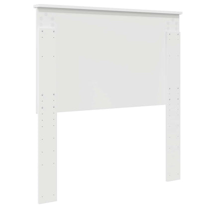 Čelo Postele Bílý 100 Cm Dřevěný Materiál