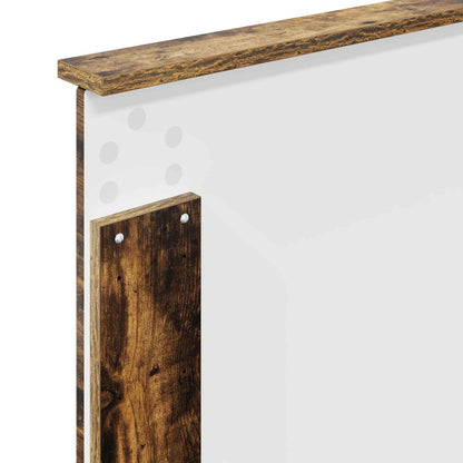 Čelo Postele Uzený Dub 100 Cm Dřevěný Materiál