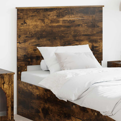 Čelo Postele Uzený Dub 100 Cm Dřevěný Materiál