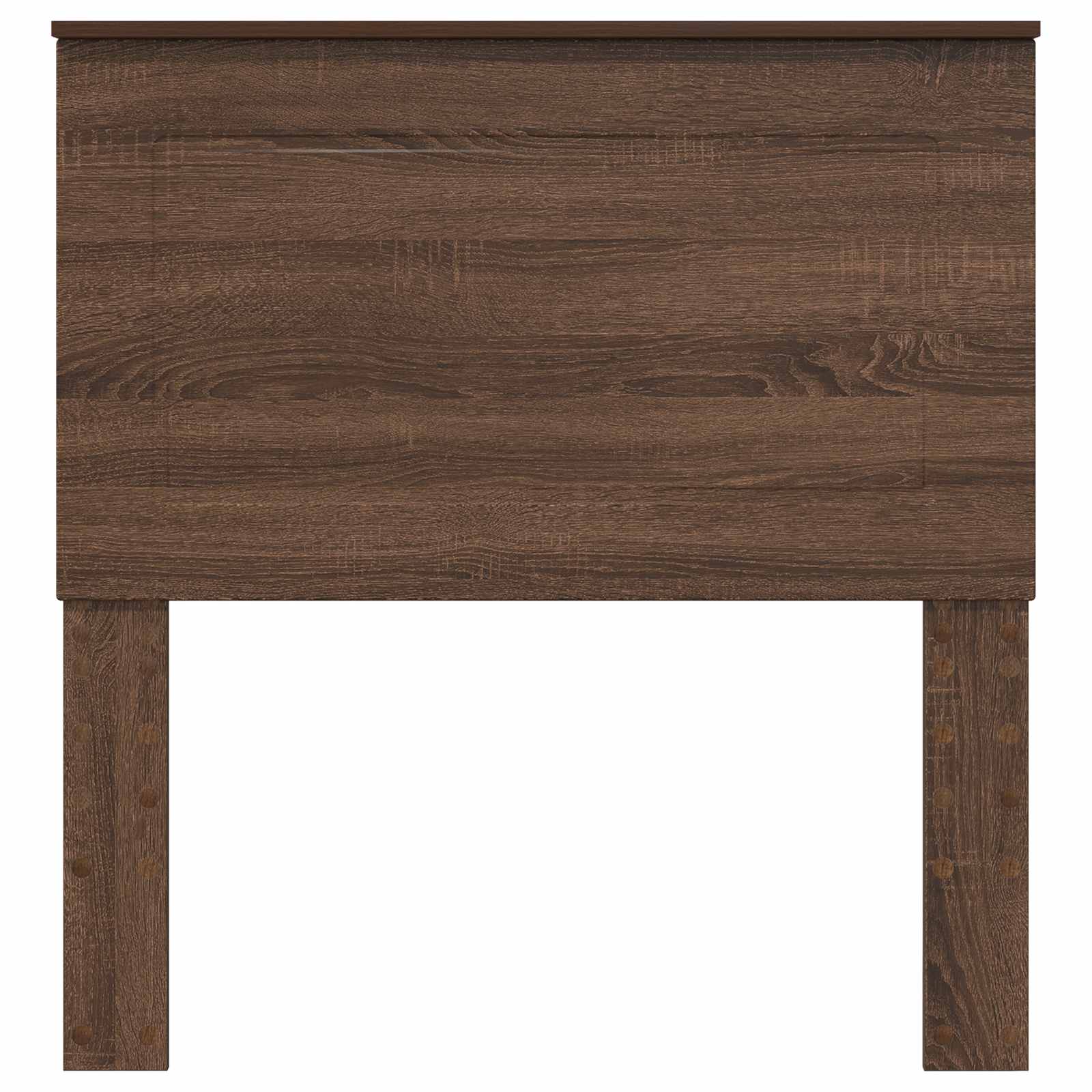 Čelo Postele Hnědý Dub 100 Cm Dřevěný Materiál