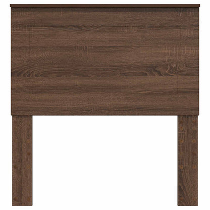Čelo Postele Hnědý Dub 100 Cm Dřevěný Materiál