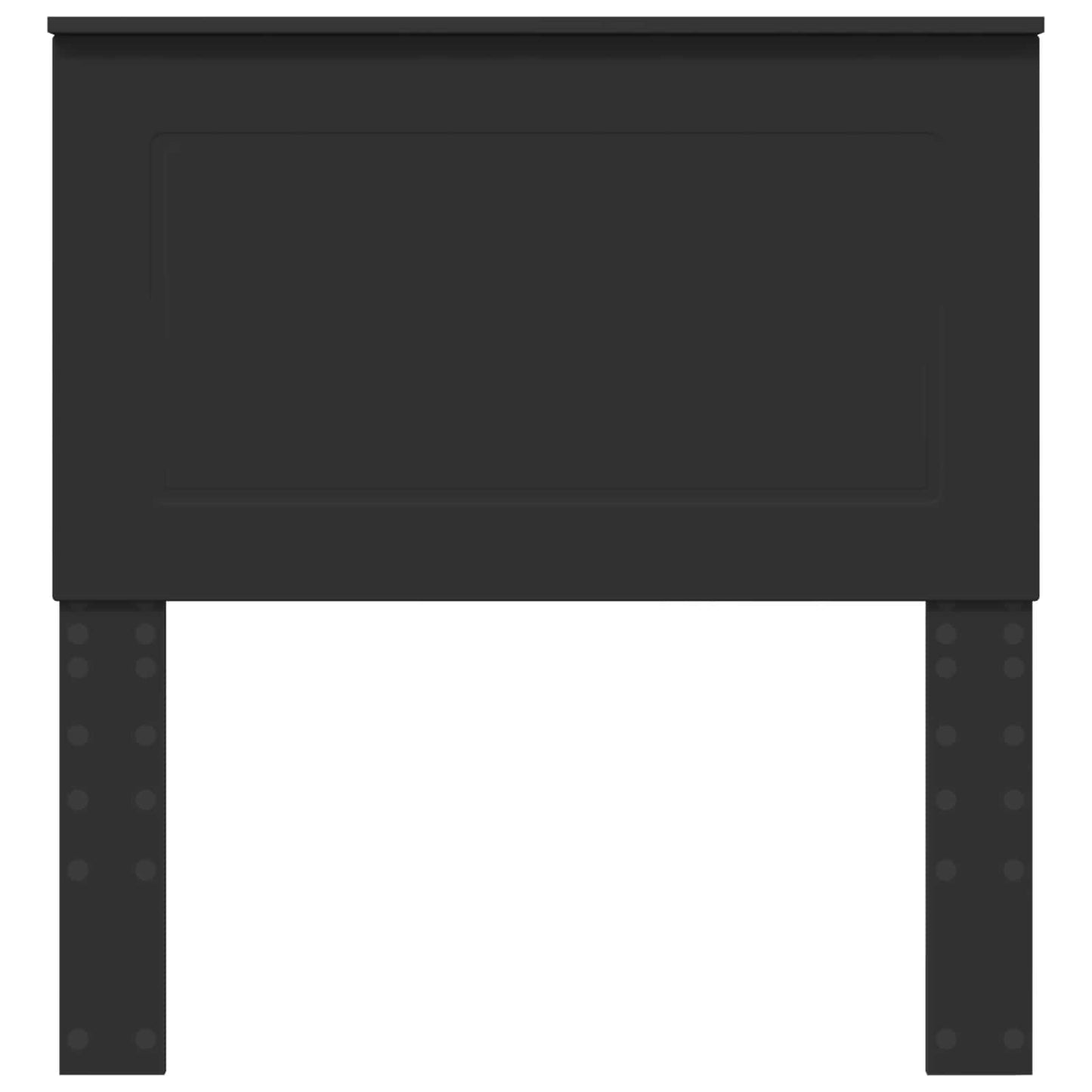 Čelo Postele Černý Dub 100 Cm Dřevěný Materiál