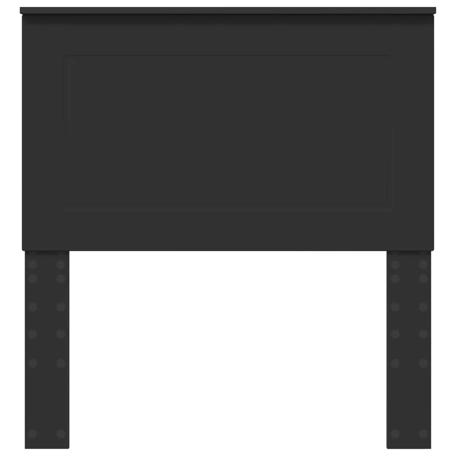 Čelo Postele Černý Dub 100 Cm Dřevěný Materiál