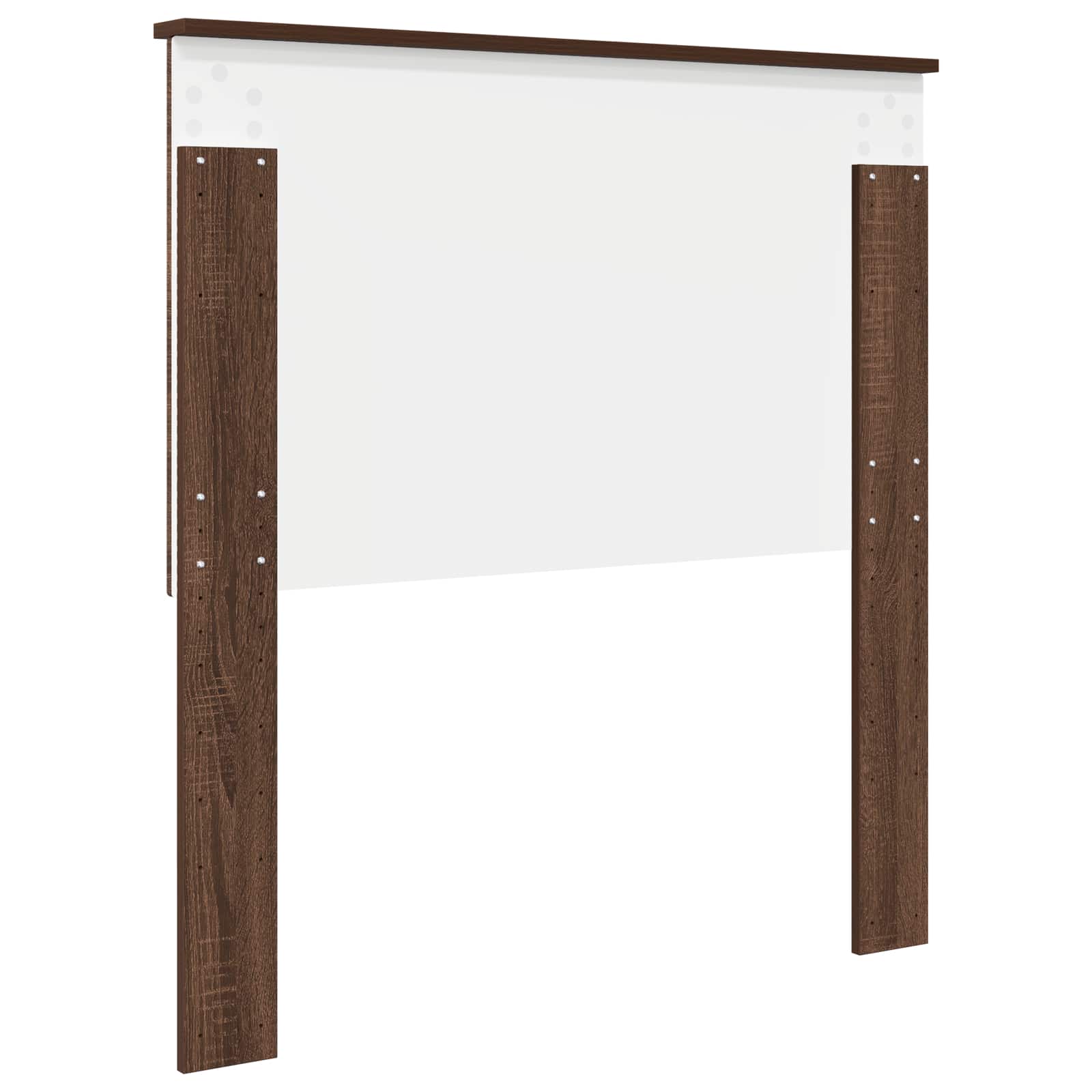 Čelo Postele Hnědý Dub 100 Cm Dřevěný Materiál