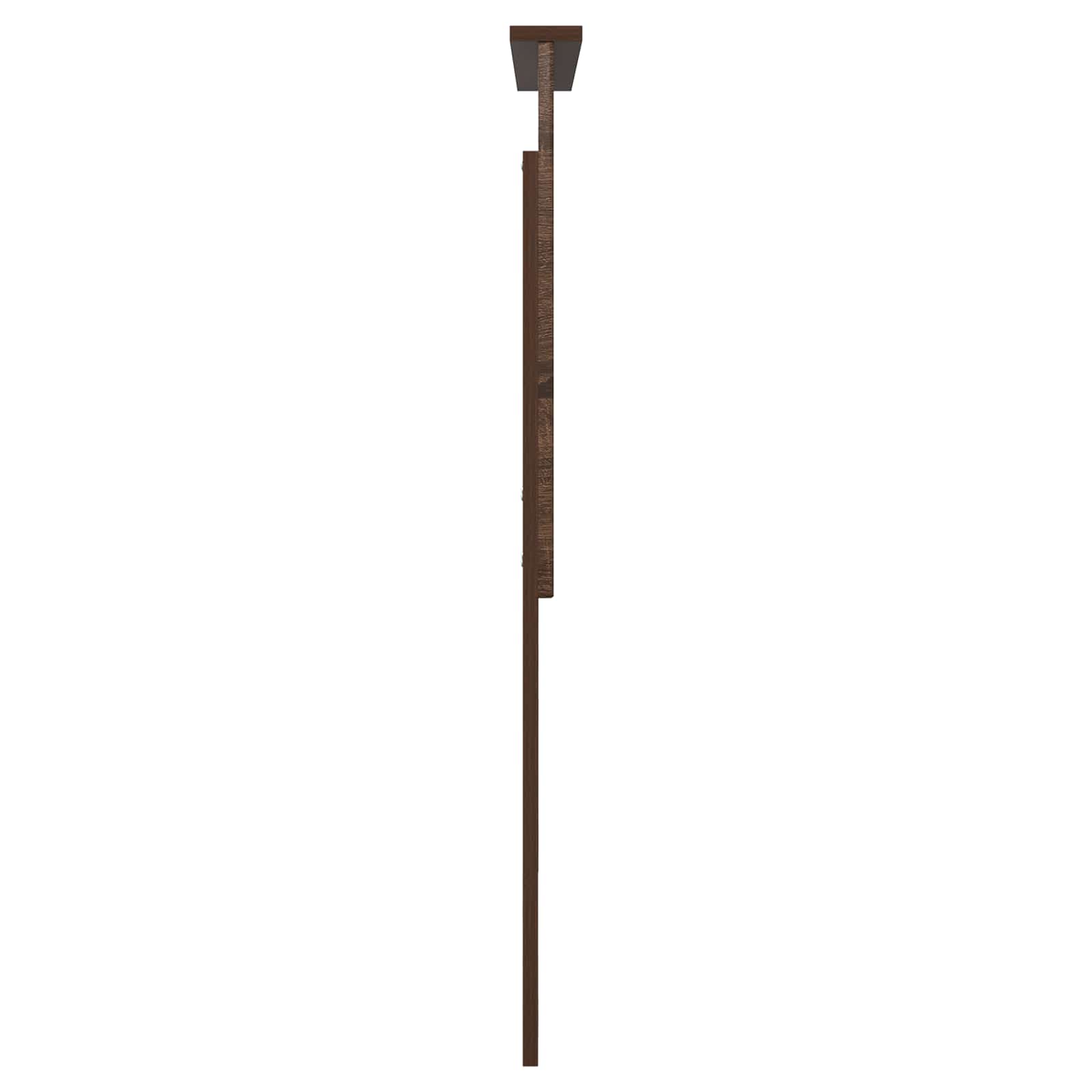 Čelo Postele Hnědý Dub 100 Cm Dřevěný Materiál