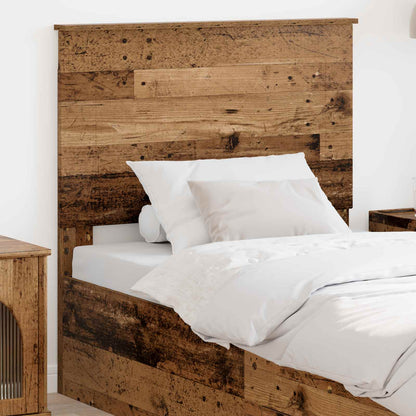 Čelo Postele Staré Dřevo 100 Cm Dřevěný Materiál