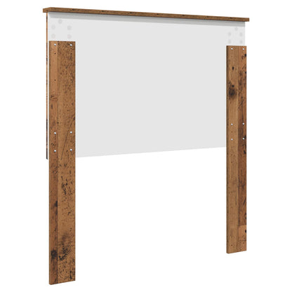 Čelo Postele Staré Dřevo 100 Cm Dřevěný Materiál