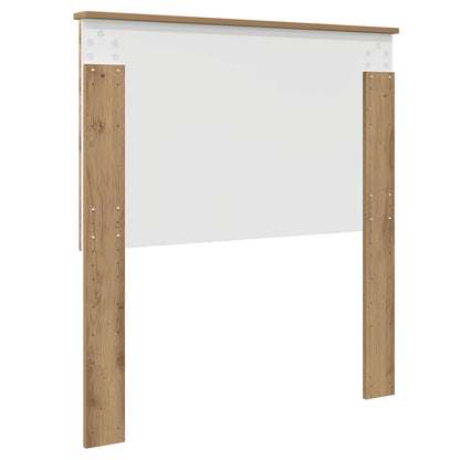 Čelo Postele Řemeslný Dub Dřevěný Materiál