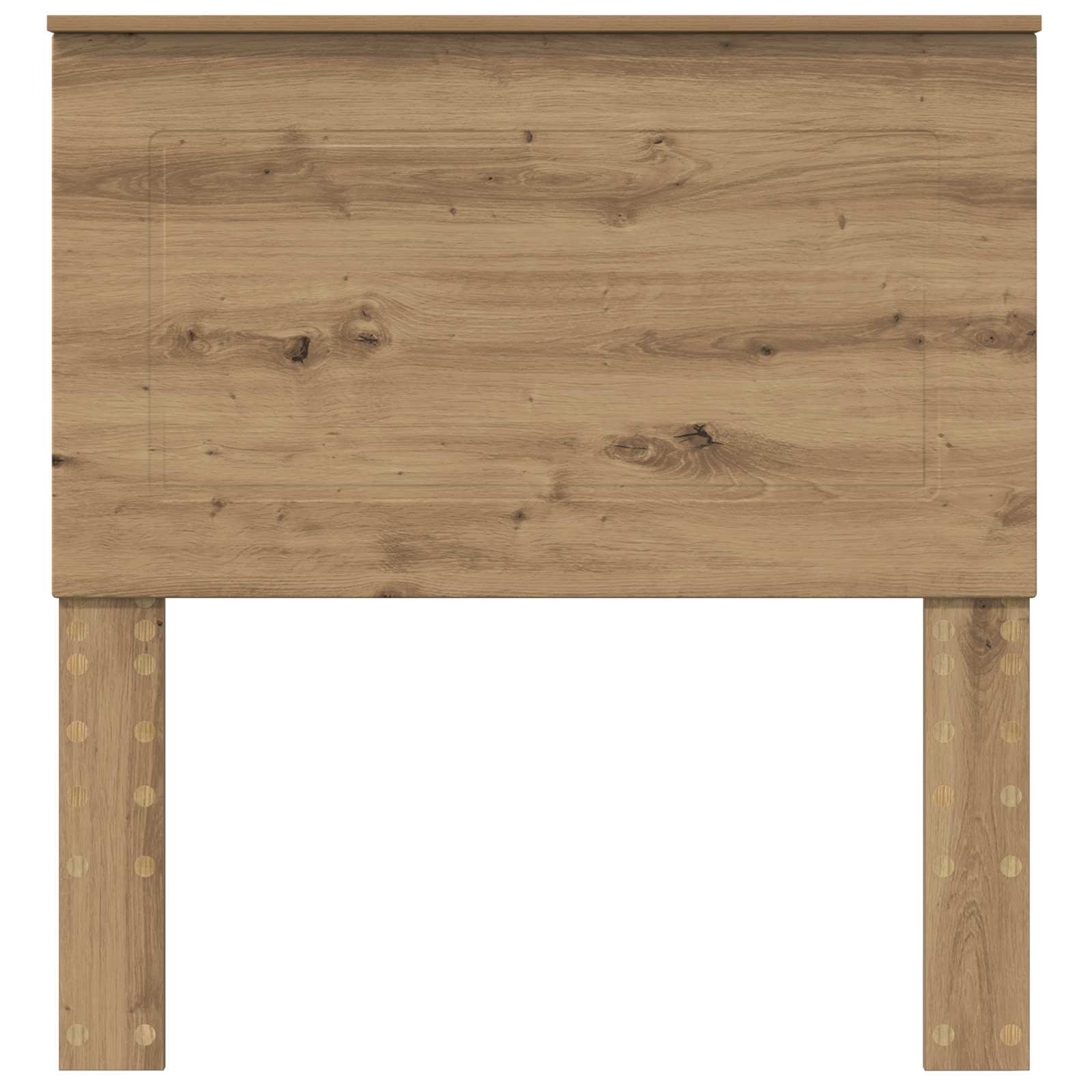 Čelo Postele Řemeslný Dub Dřevěný Materiál