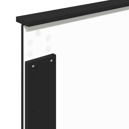 Čelo Postele Černý Dub 100 Cm Dřevěný Materiál