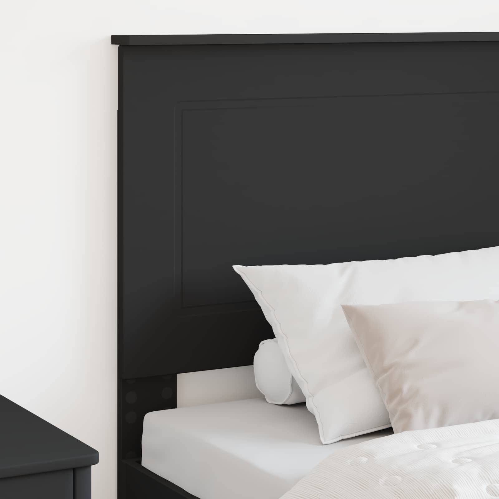 Čelo Postele Černý Dub 100 Cm Dřevěný Materiál