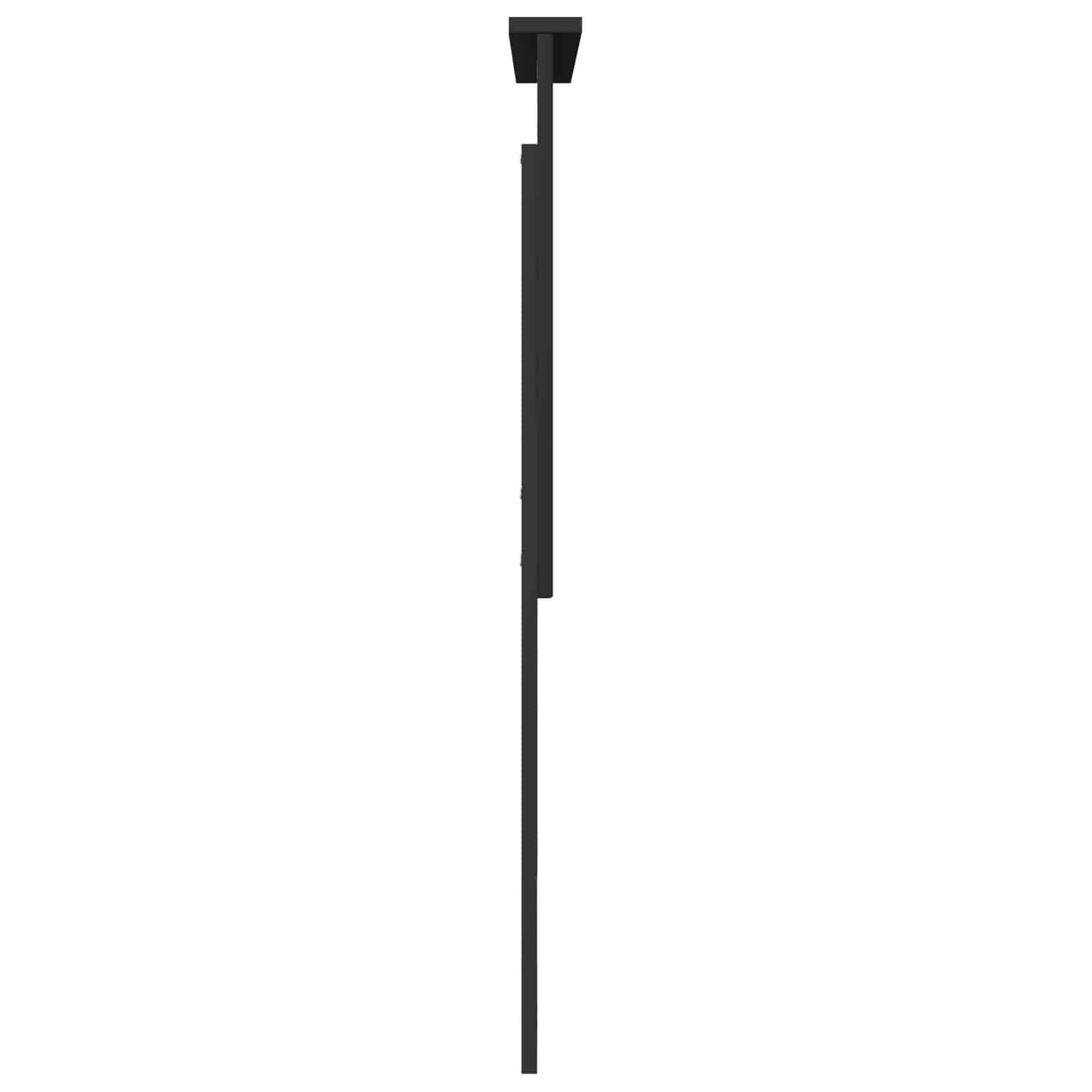 Čelo Postele Černý Dub 100 Cm Dřevěný Materiál