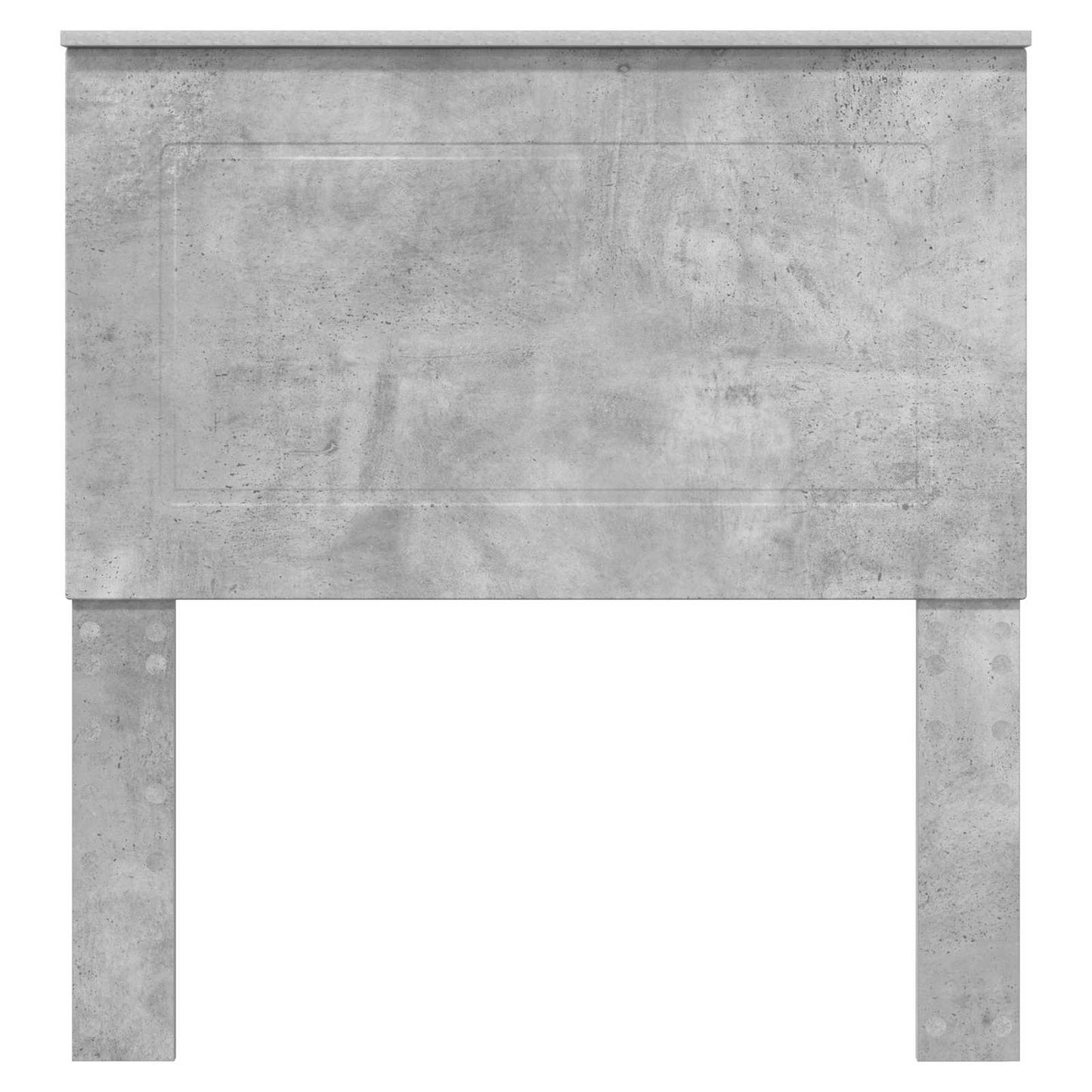Čelo Postele Betonově Šedá 100 Cm Dřevěný Materiál