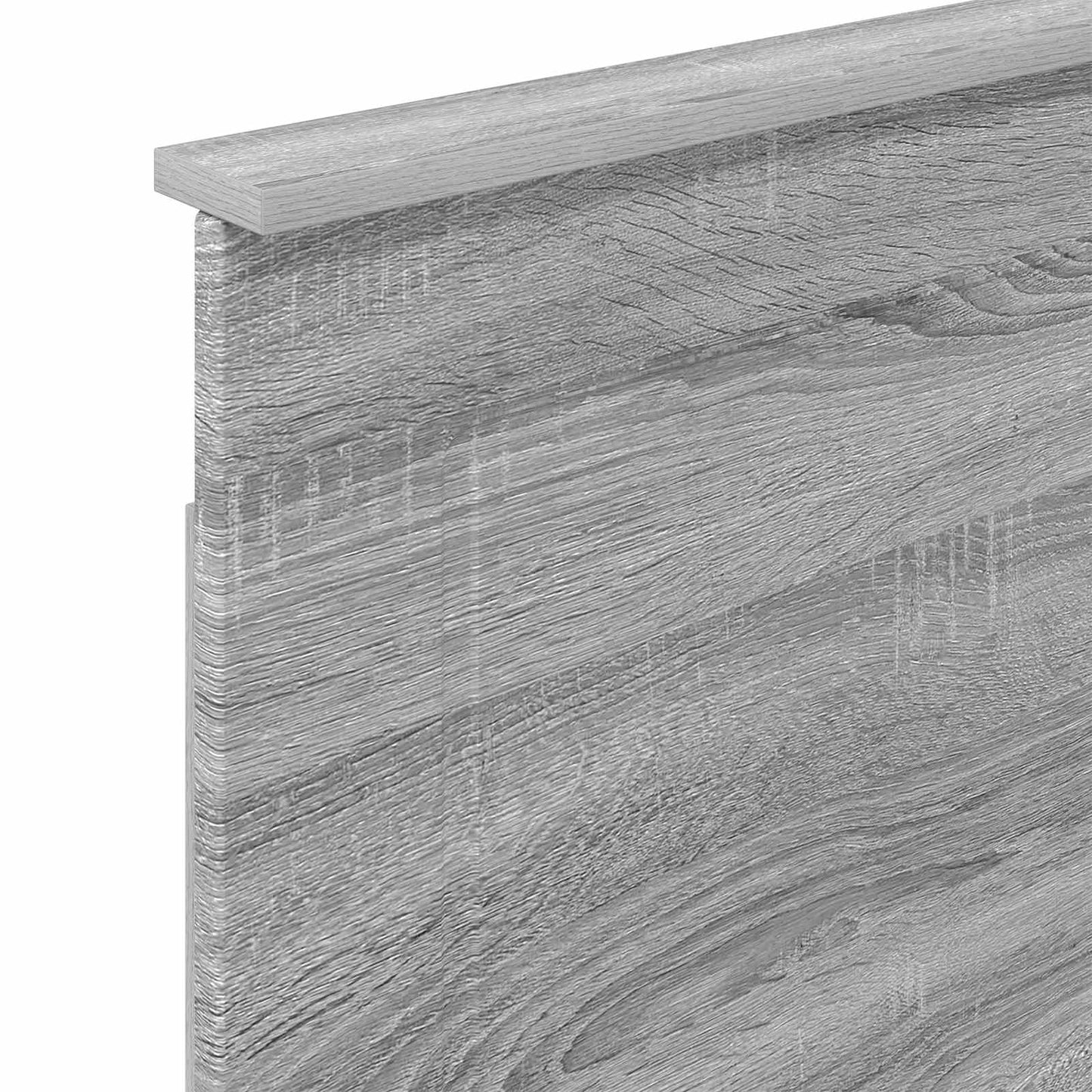 Čelo Postele Šedá Sonoma 100 Cm Dřevěný Materiál