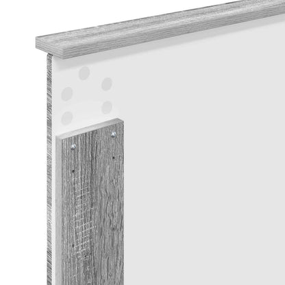 Čelo Postele Šedá Sonoma 100 Cm Dřevěný Materiál