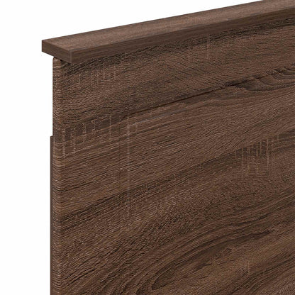 Čelo Postele Hnědý Dub 100 Cm Dřevěný Materiál