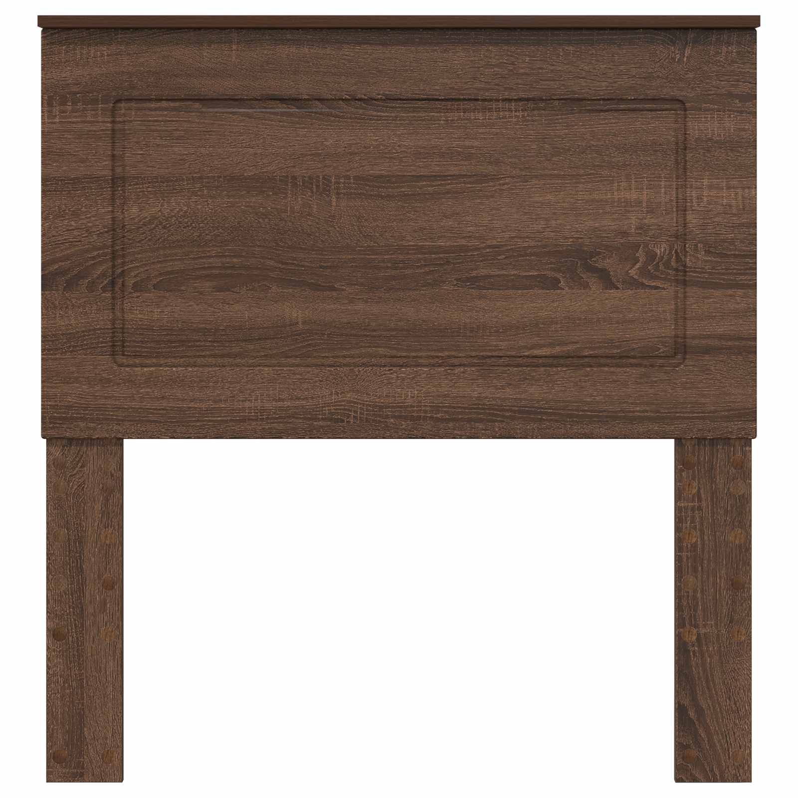 Čelo Postele Hnědý Dub 100 Cm Dřevěný Materiál