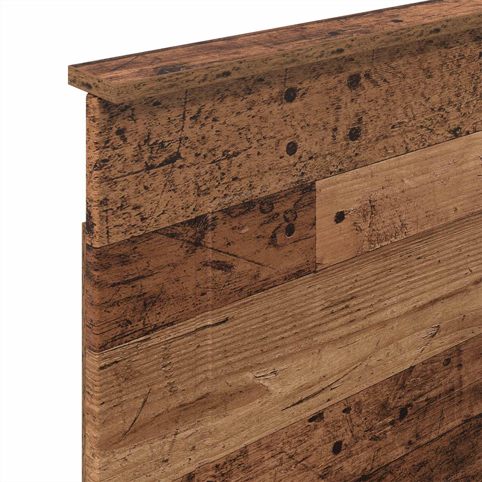 Čelo Postele Staré Dřevo 100 Cm Dřevěný Materiál