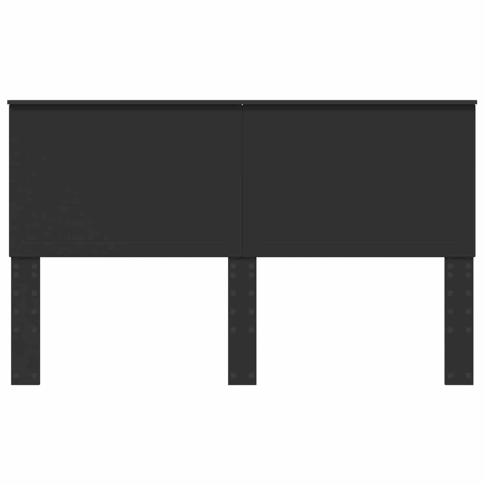 Čelo Postele Černý Dub Kompozitní Dřevo