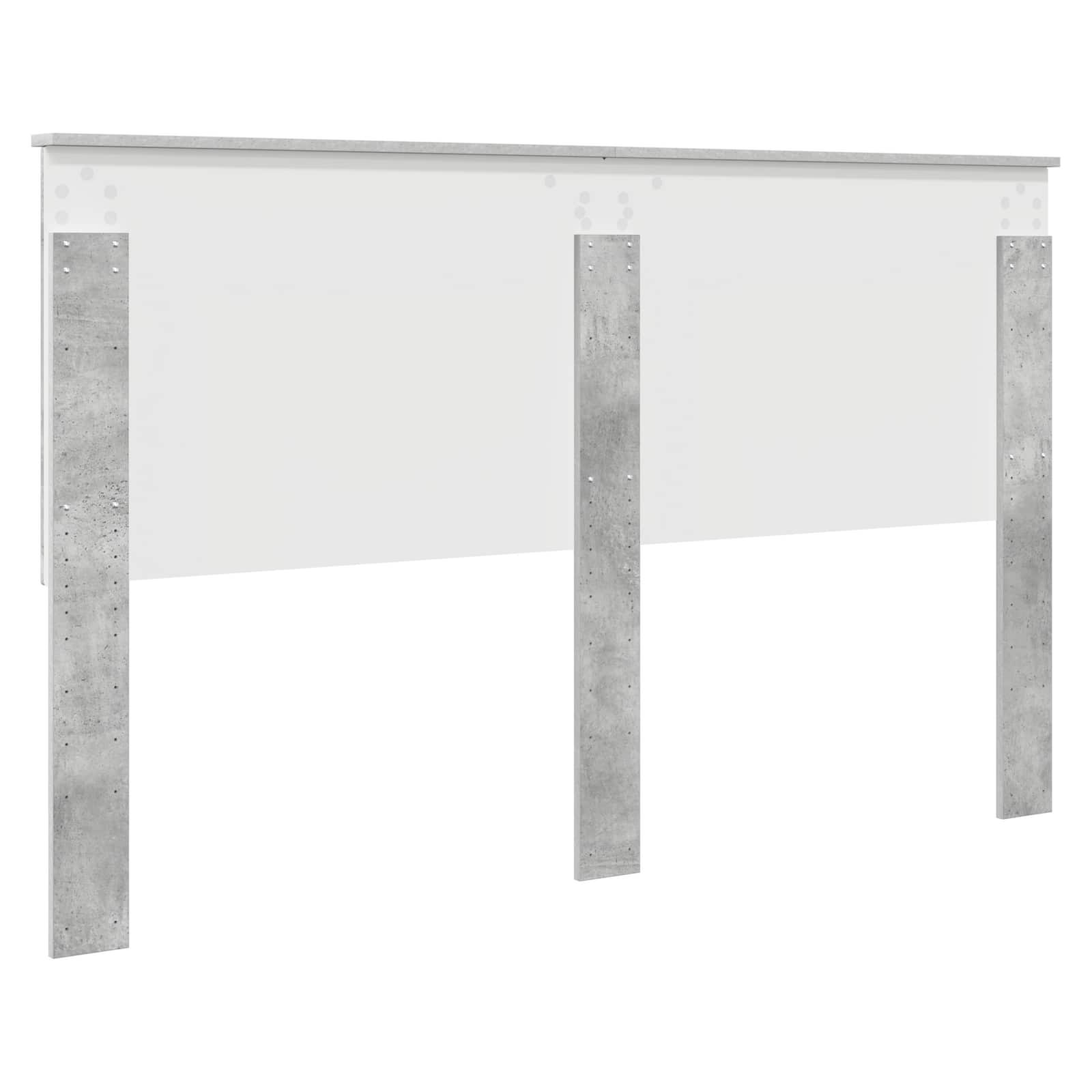 Čelo Postele Betonově Šedá Kompozitní Dřevo