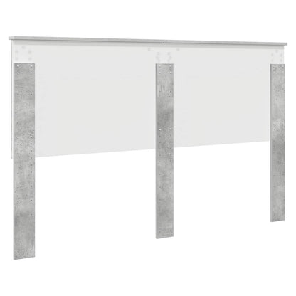 Čelo Postele Betonově Šedá Kompozitní Dřevo