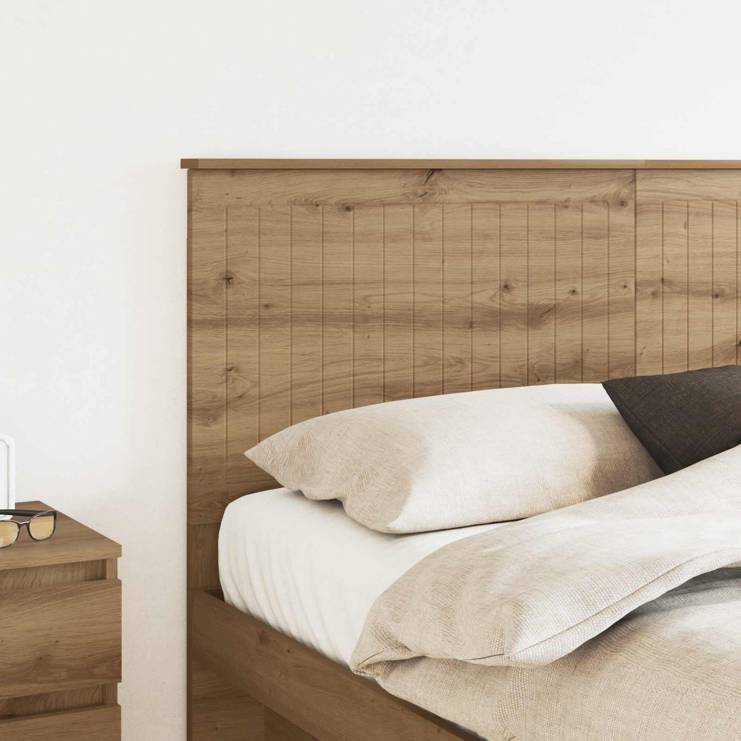 Čelo Postele Artisanový Dub Kompozitní Dřevo