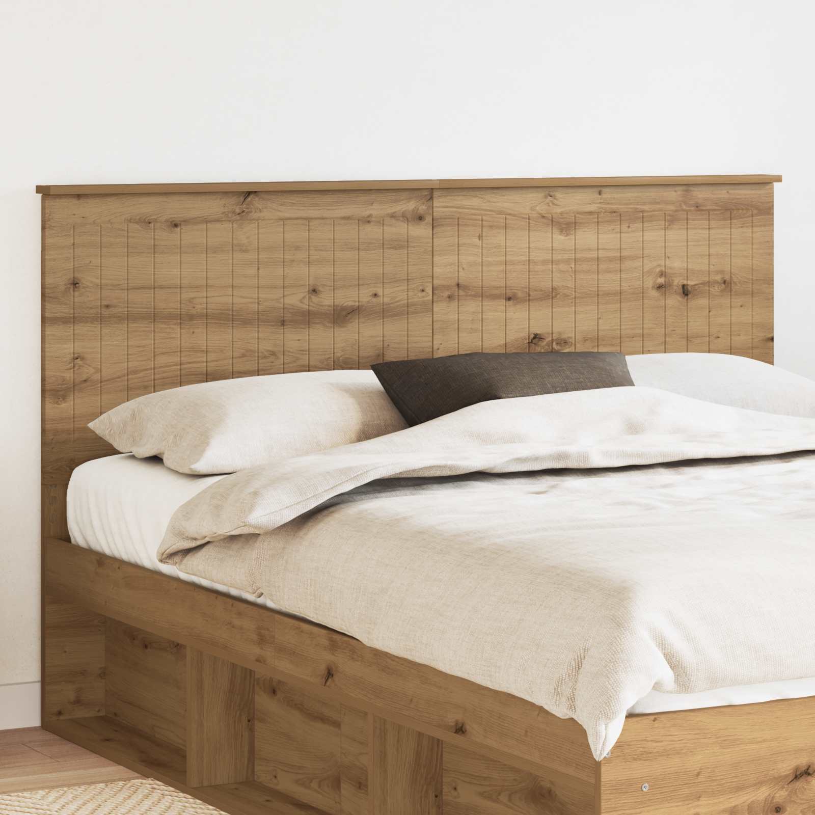 Čelo Postele Artisanový Dub Kompozitní Dřevo