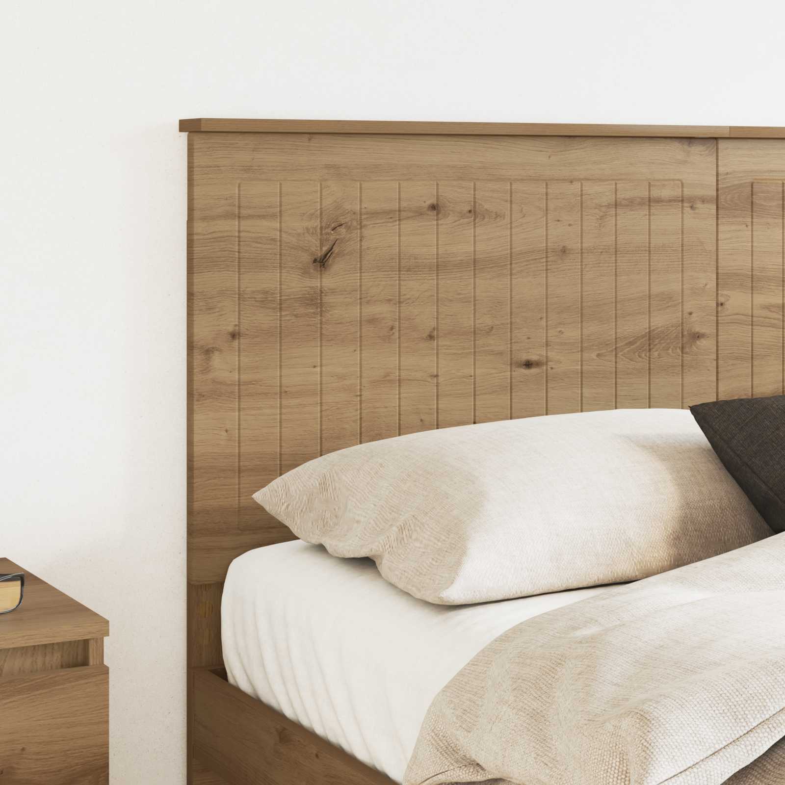Čelo Postele Artisanový Dub Kompozitní Dřevo