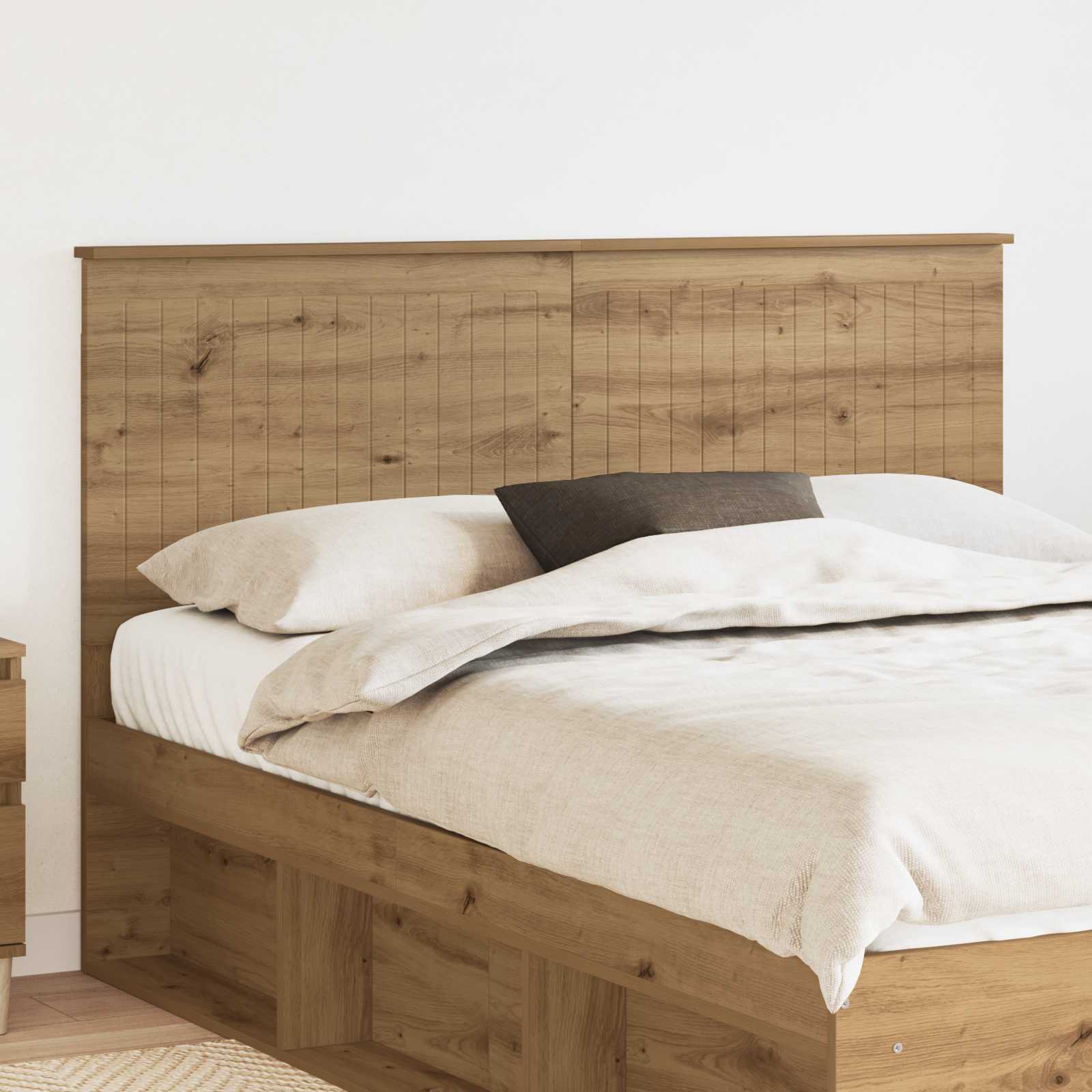 Čelo Postele Artisanový Dub Kompozitní Dřevo