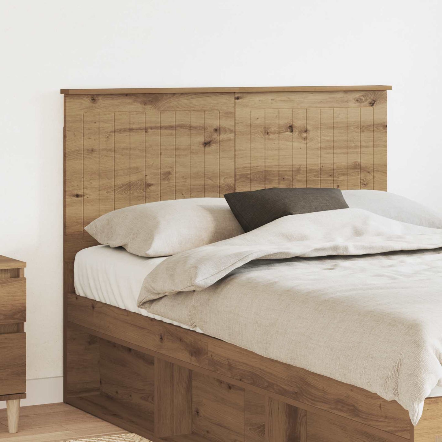Čelo Postele Artisanový Dub Kompozitní Dřevo