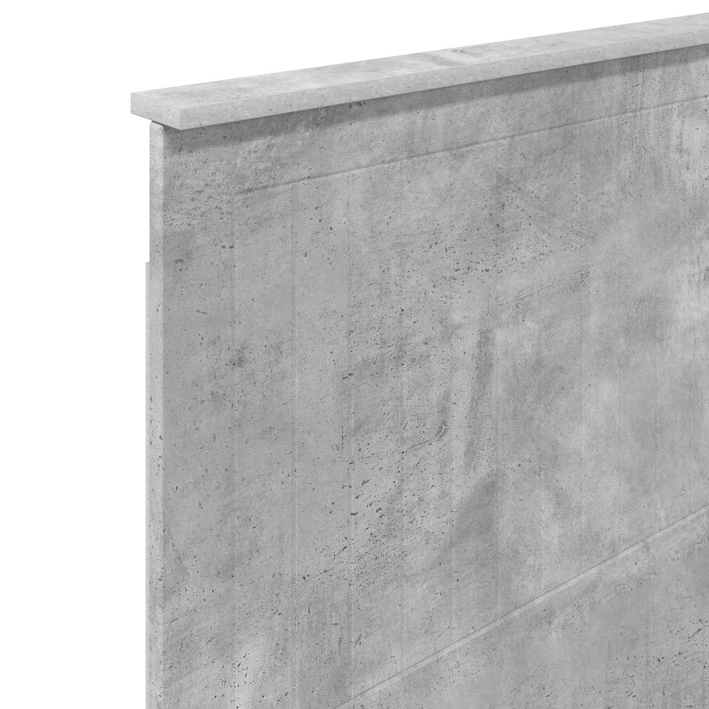 Čelo Postele Betonově Šedá Kompozitní Dřevo