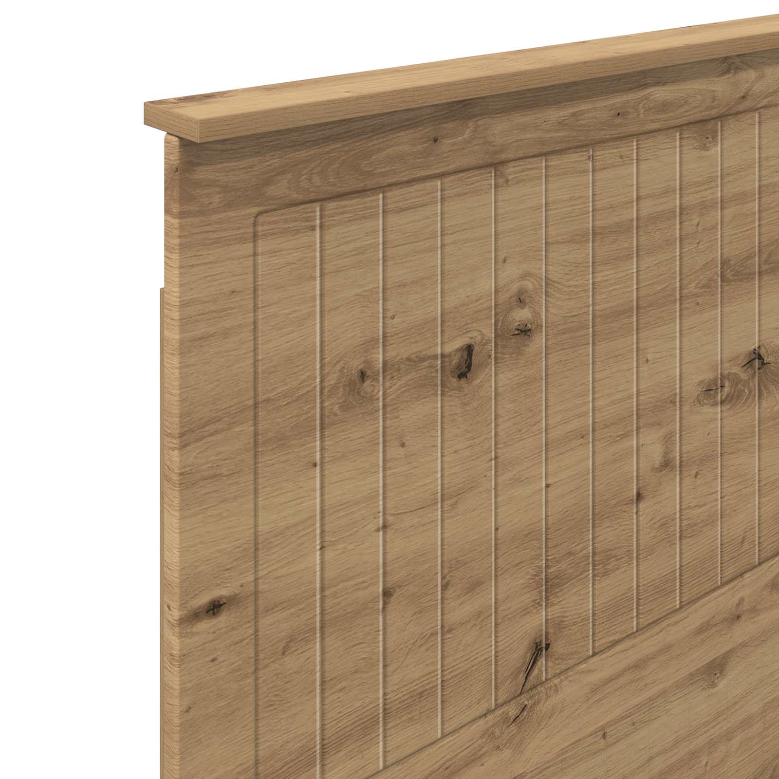 Čelo Postele Artisanový Dub Kompozitní Dřevo