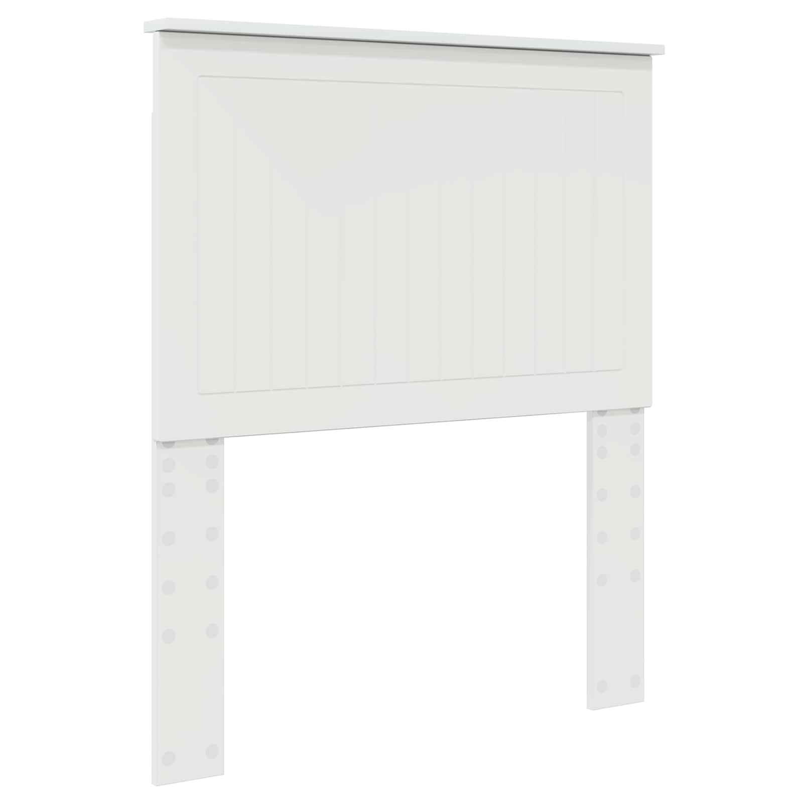 Čelo Postele Lesklá Bílá Kompozitní Dřevo