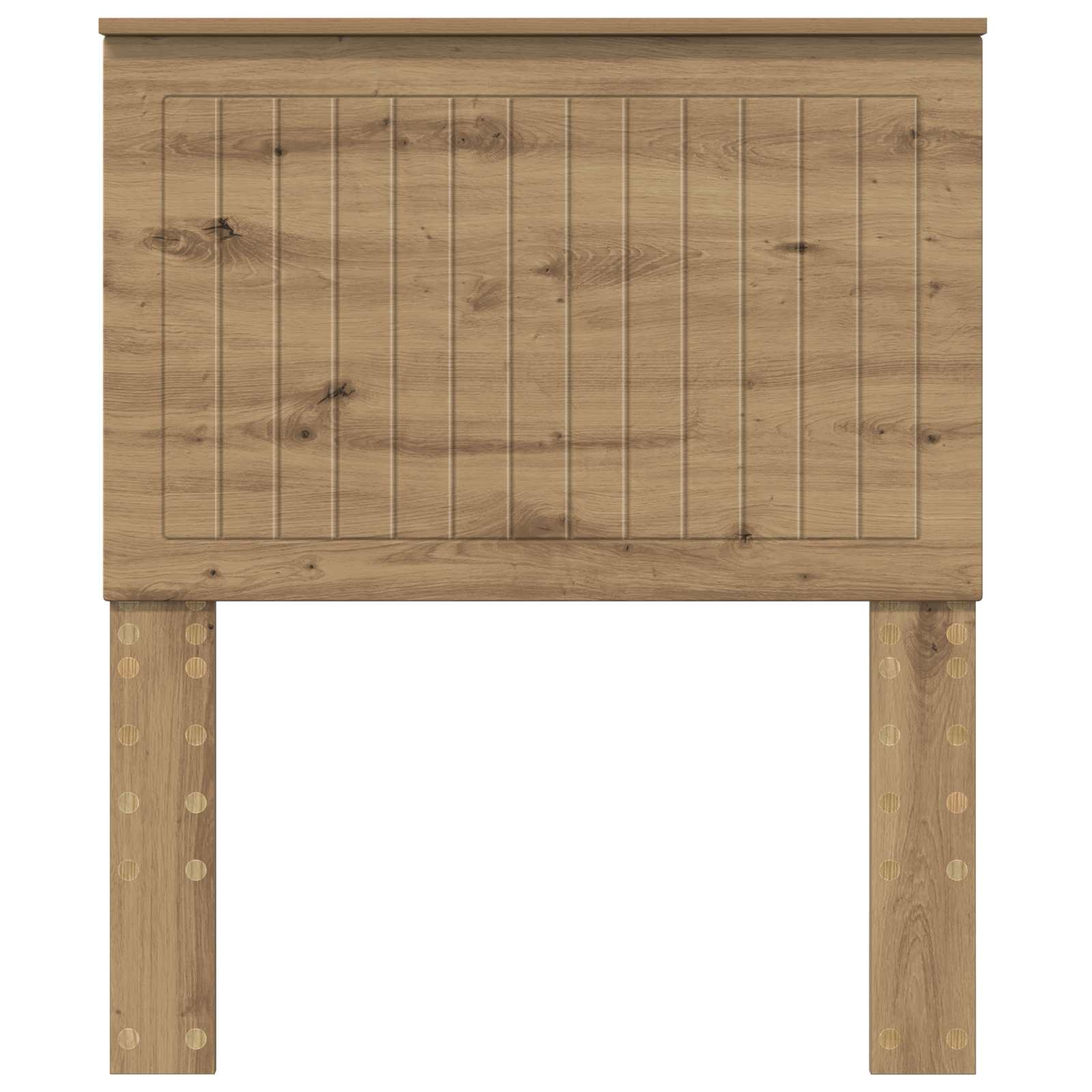 Čelo Postele Artisanový Dub Kompozitní Dřevo
