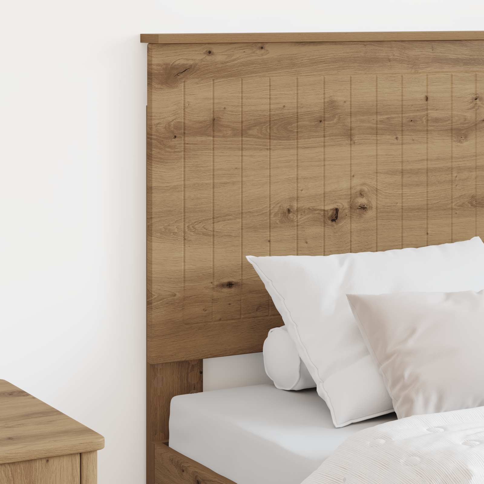Čelo Postele Artisanový Dub Kompozitní Dřevo