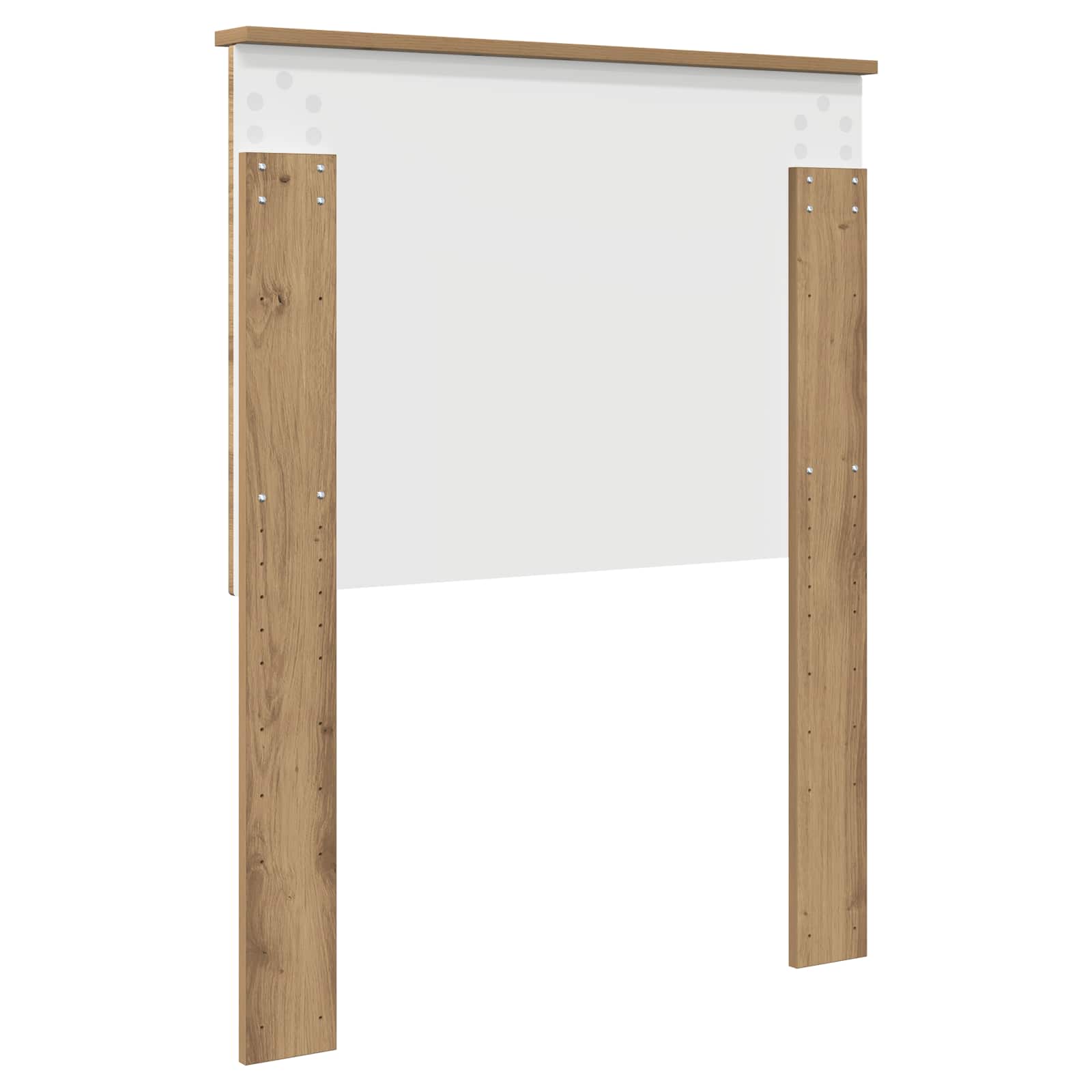 Čelo Postele Artisanový Dub Kompozitní Dřevo