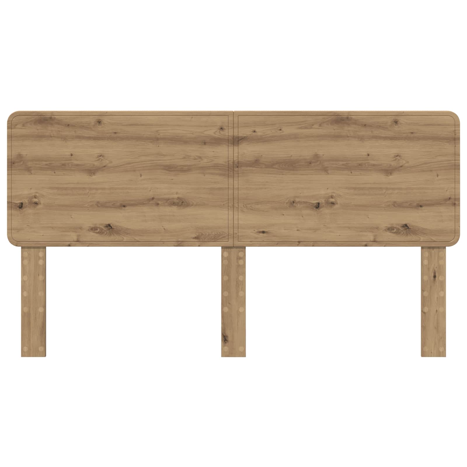 Čelo Postele Artisanový Dub Kompozitní Dřevo