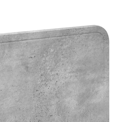 Čelo Postele Betonově Šedá Kompozitní Dřevo