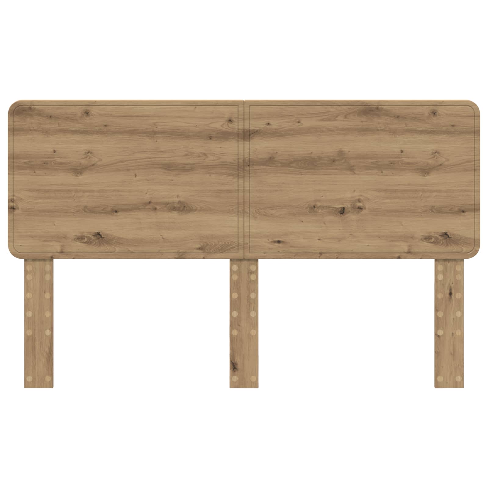 Čelo Postele Artisanový Dub Kompozitní Dřevo