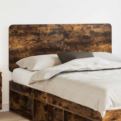 Čelo Postele Kouřový Dub Kompozitní Dřevo