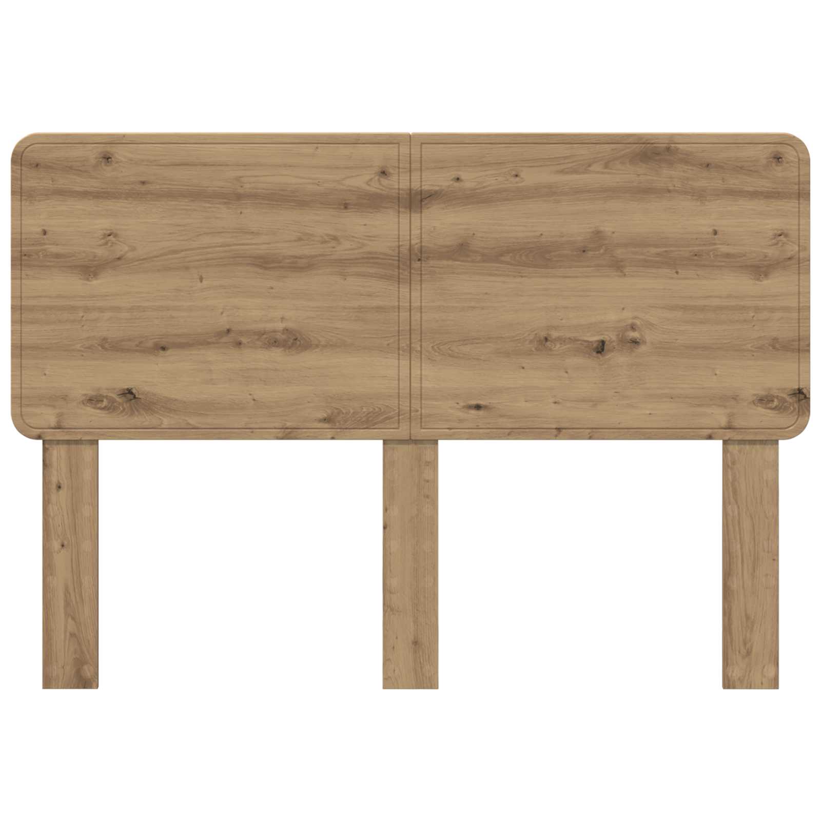Čelo Postele Artisanový Dub Kompozitní Dřevo