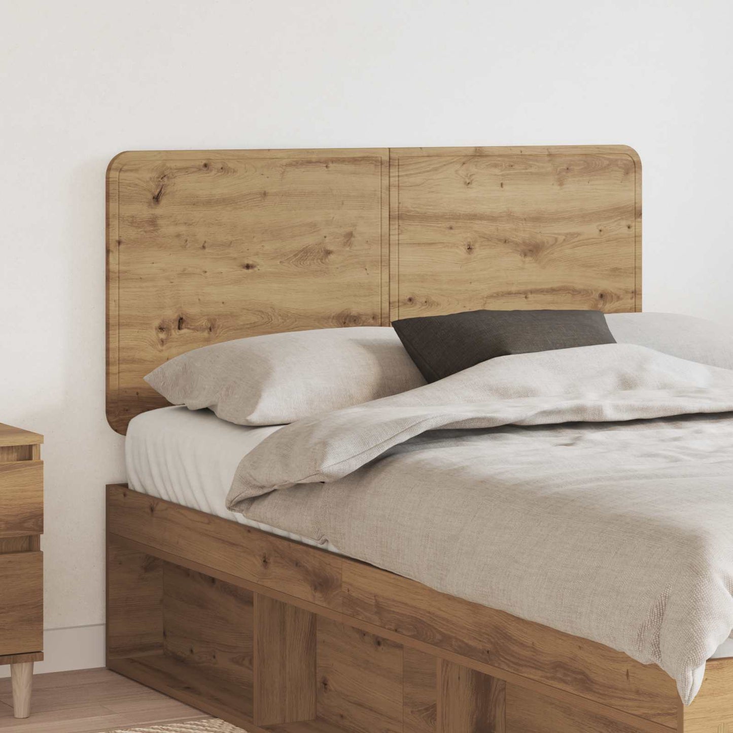 Čelo Postele Artisanový Dub Kompozitní Dřevo