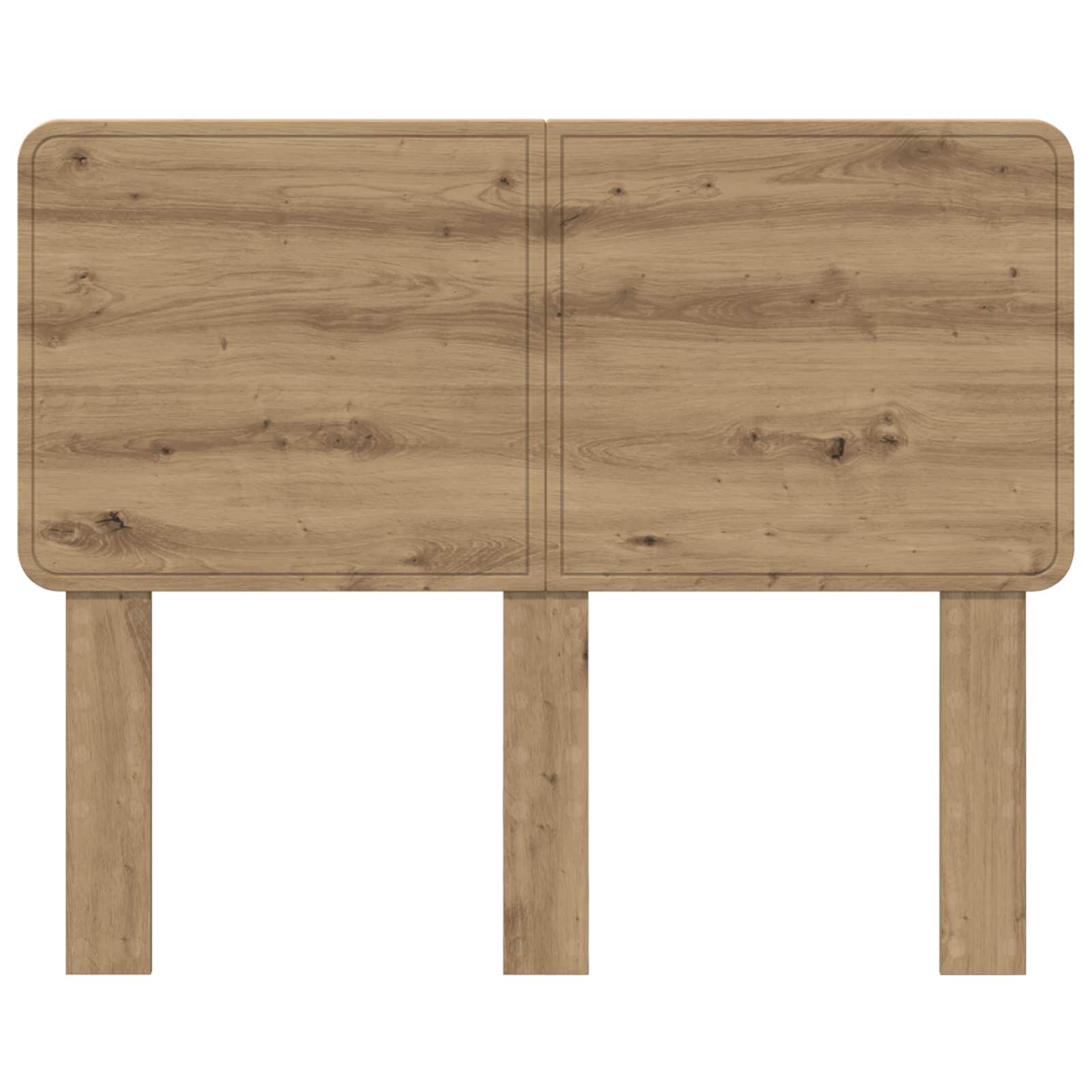 Čelo Postele Artisanový Dub Kompozitní Dřevo