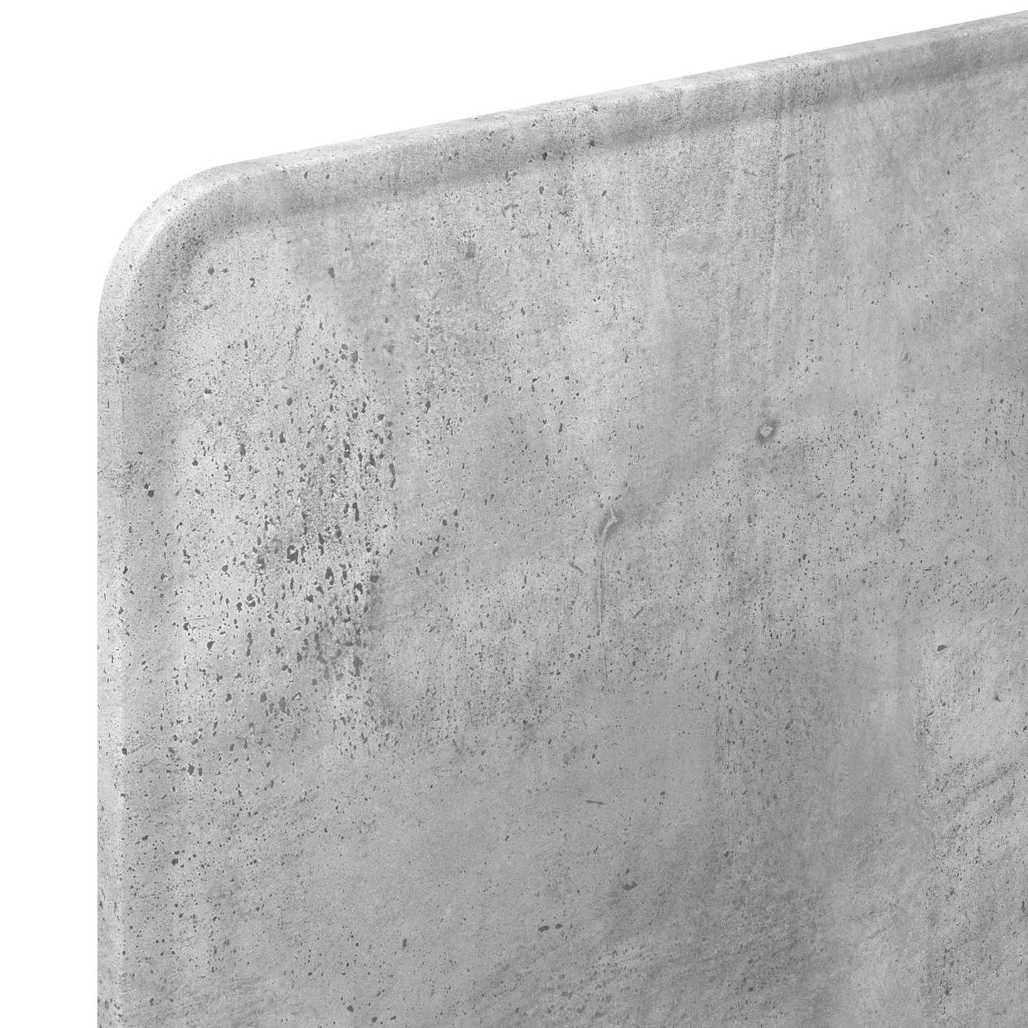 Čelo Postele Betonově Šedá Kompozitní Dřevo