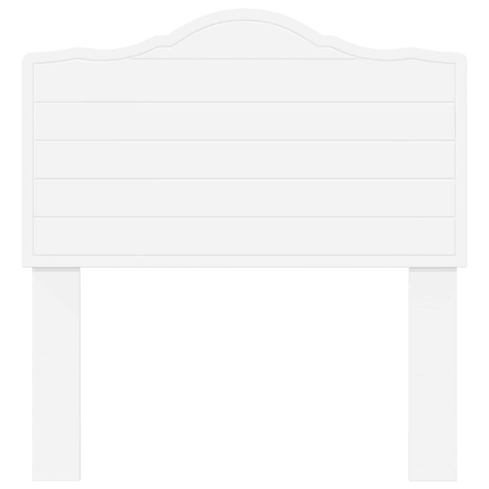 Čelo Postele Bílá Kompozitní Dřevo