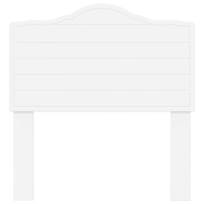 Čelo Postele Bílá Kompozitní Dřevo