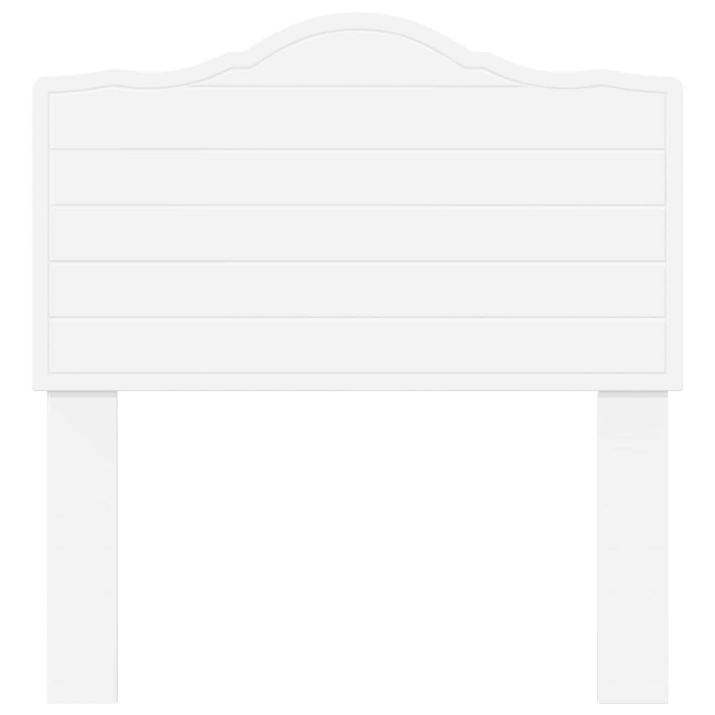 Čelo Postele Bílá Kompozitní Dřevo