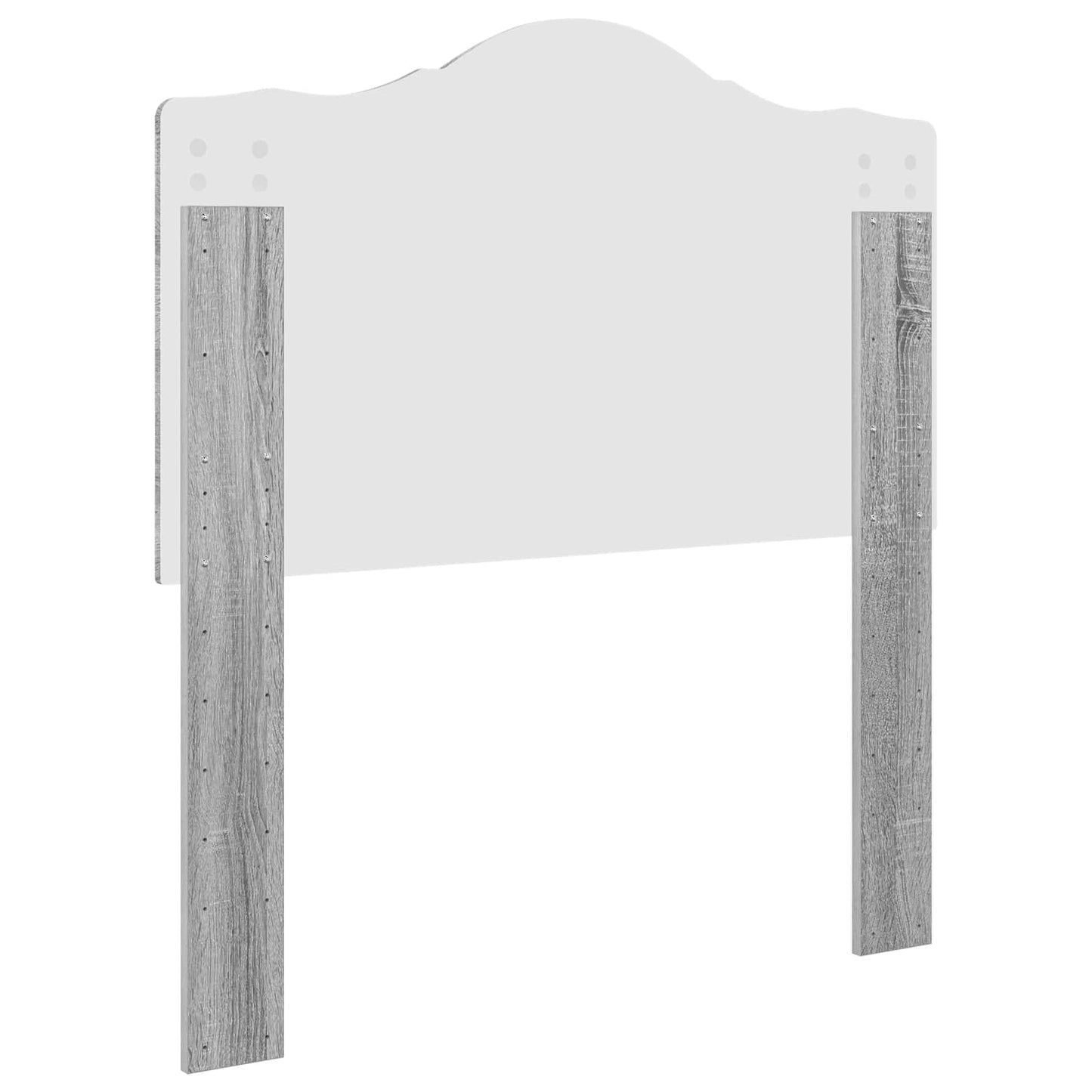 Čelo Postele Šedá Sonoma Kompozitní Dřevo