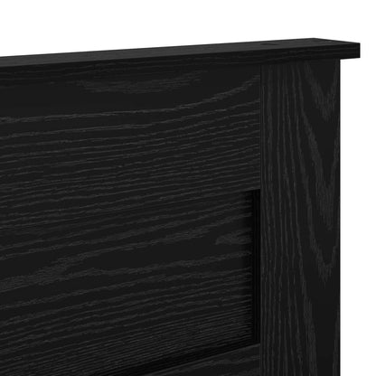 Čelo Postele Černý Dub Kompozitní Dřevo