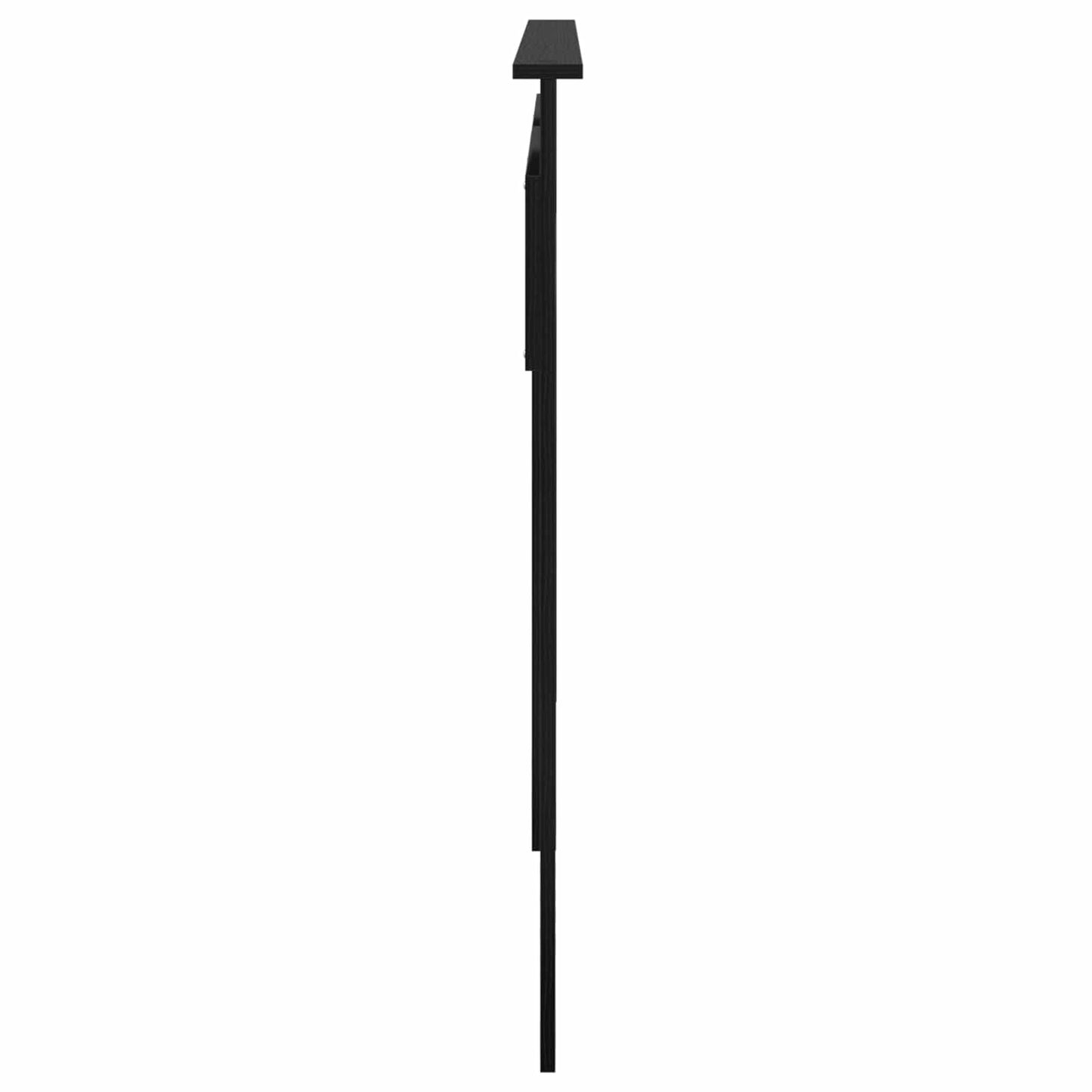 Čelo Postele Černý Dub Kompozitní Dřevo